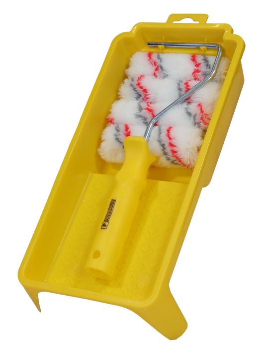 Mini Paint Roller Tray Set 4