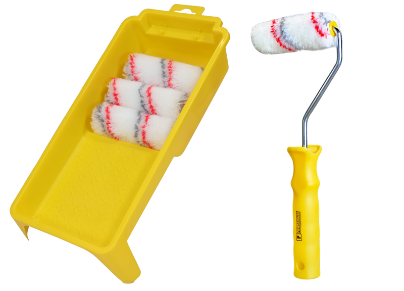 Load image into Gallery viewer, Mini Paint Roller Tray Set 4"

