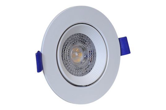 POWERHOUSE ELECTRIC LED SPOTLIGHT W/ CASING PHESWC-WHT-RND-8W-DL