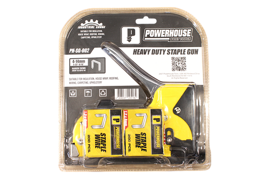 POWERHOUSE STAPLE GUN HEAVY DUTY INDUSTRIAL GRADE 4-14MM STAPLE