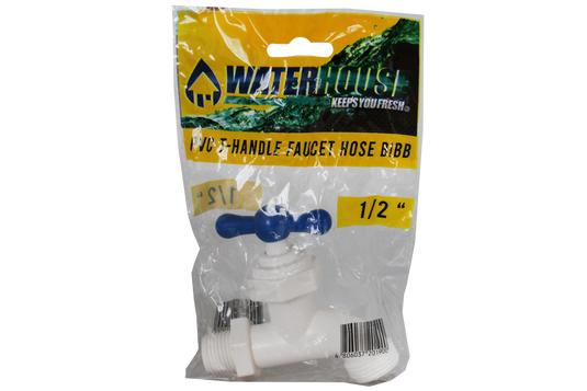 HOSE BIBB 1/2" BRASS FAUCET (PLAIN BIBB) - WH-BFPB-1/2-SD