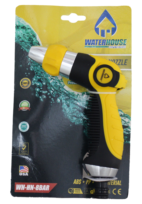 Slide Lever Powerful Single Shot Aqua Gun Nozzle 8-PSI