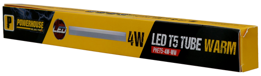 POWERHOUSE ELECTRIC LED T5 WARM WHITE PHET5-4W-WW