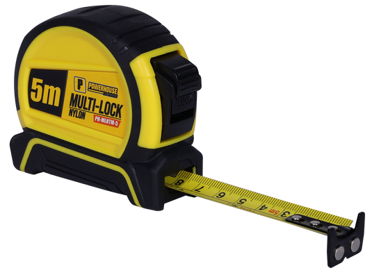 POWERHOUSE MULTI-LOCK NYLON TAPE MEASURE