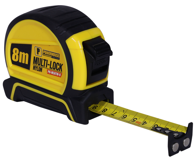 Load image into Gallery viewer, POWERHOUSE MULTI-LOCK NYLON TAPE MEASURE
