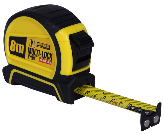 POWERHOUSE MULTI-LOCK NYLON TAPE MEASURE
