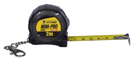POWERHOUSE MINI PRO NYLON TAPE MEASURE (2M)