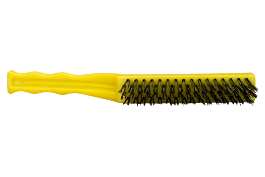 POWERHOUSE STEEL BRUSH W/PLASTIC HANDLE