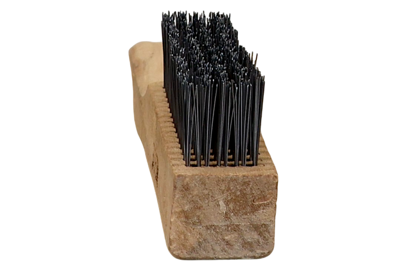 Load image into Gallery viewer, POWERHOUSE STEEL BRUSH W/ WOODEN HANDLE
