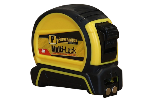 POWERHOUSE MULTI-LOCK NYLON TAPE MEASURE