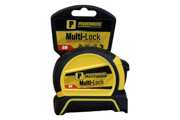 POWERHOUSE MULTI-LOCK NYLON TAPE MEASURE