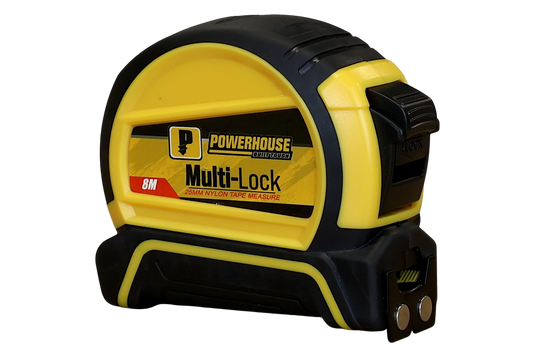 POWERHOUSE MULTI-LOCK NYLON TAPE MEASURE