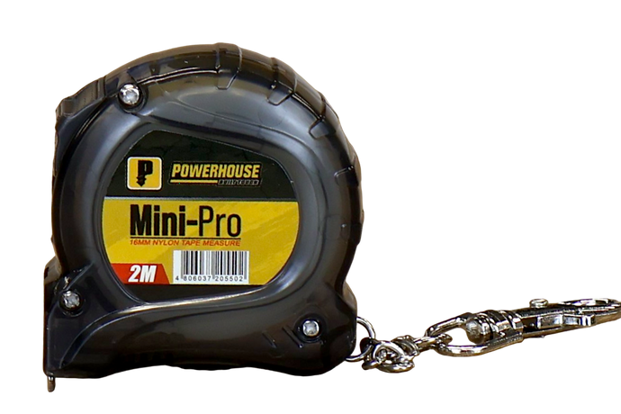 POWERHOUSE MINI PRO NYLON TAPE MEASURE (2M)