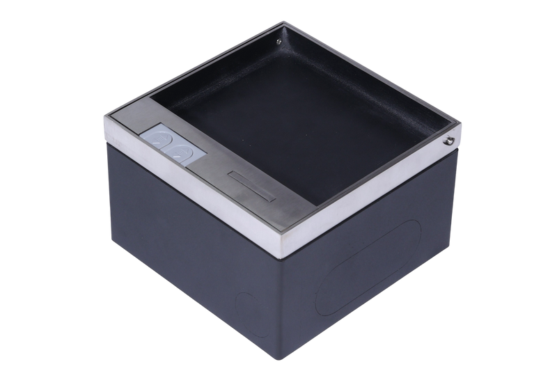 Load image into Gallery viewer, Recessed Floor Mounted Tile Outlet Silver (Box only)
