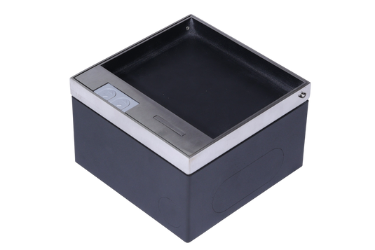 Recessed Floor Mounted Tile Outlet Silver (Box only)