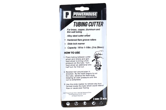 POWERHOUSE TUBING CUTTER