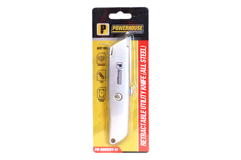 Load image into Gallery viewer, POWERHOUSE RETRACTABLE UTILITY KNIFE (ALL STEEL) (PH-RUKCUT-11)
