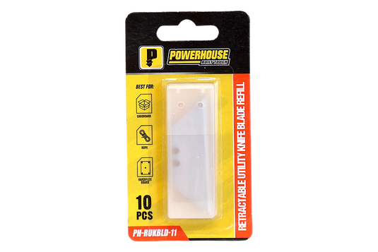 POWERHOUSE RETRACTABLE UTILITY BLADE REFILL (PH-RUKBLD-11)