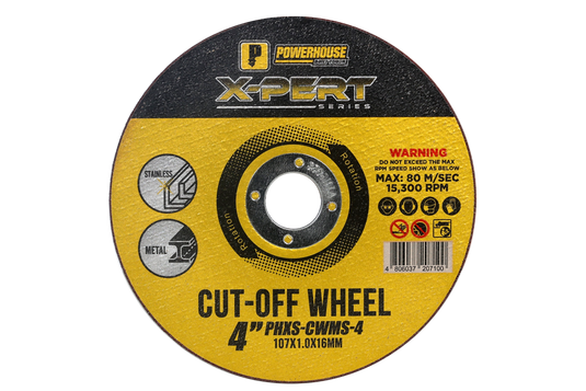 X Pert Series Abrasive Cutting Wheel for Metal and Stainless 4" 107x1.0x16mm
