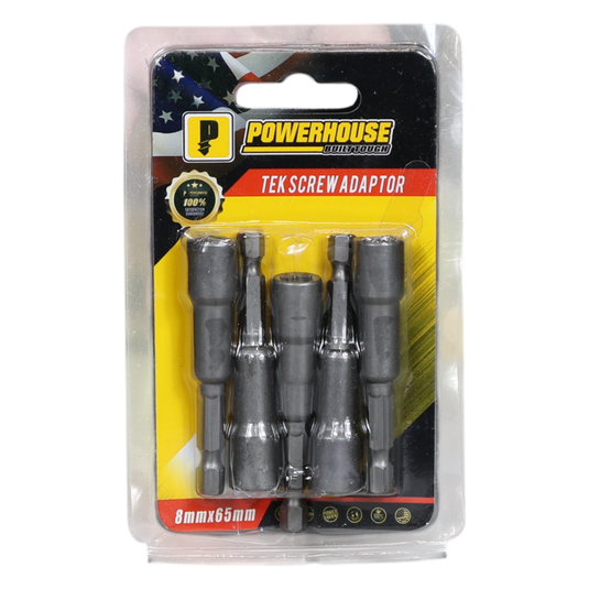 TEK SCREW ADAPTOR WITH MAGNET 8 MM X 65MM