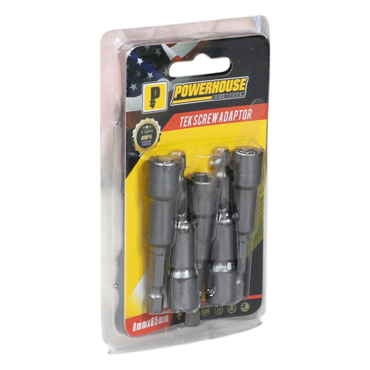 TEK SCREW ADAPTOR WITH MAGNET 8 MM X 65MM
