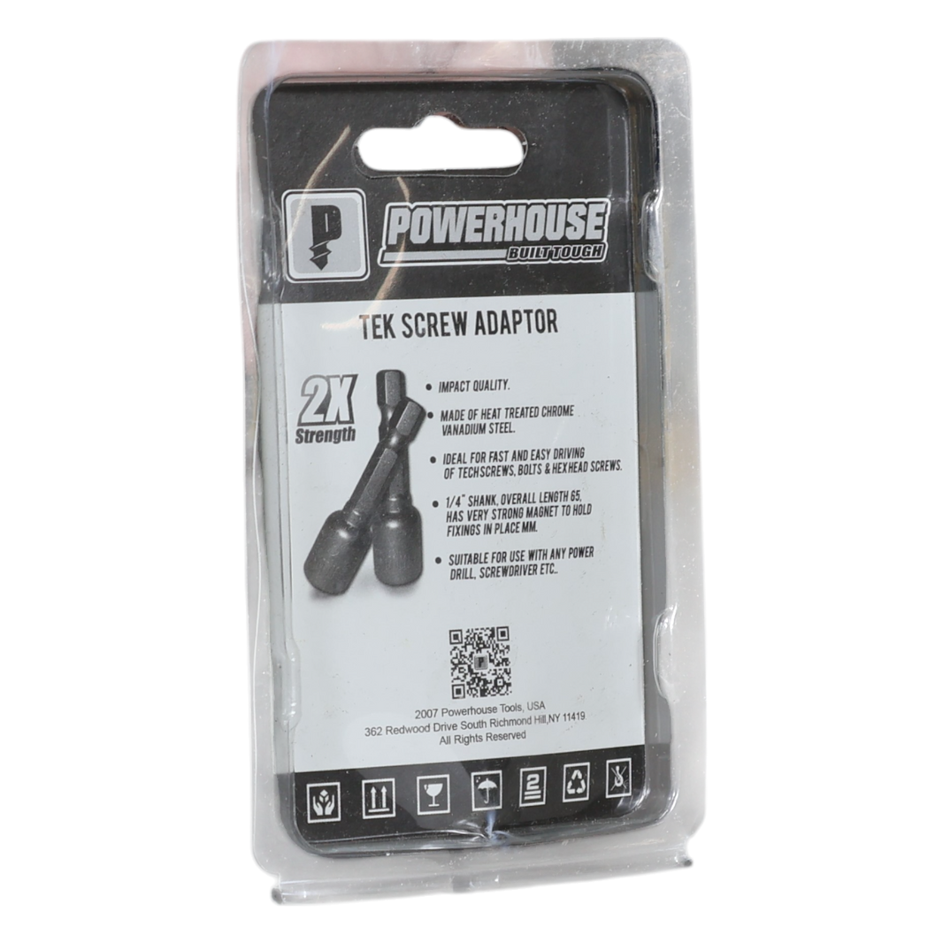 Tek Screw Adaptor with Magnet (8 MM X 65MM) – Powerhouse Tools
