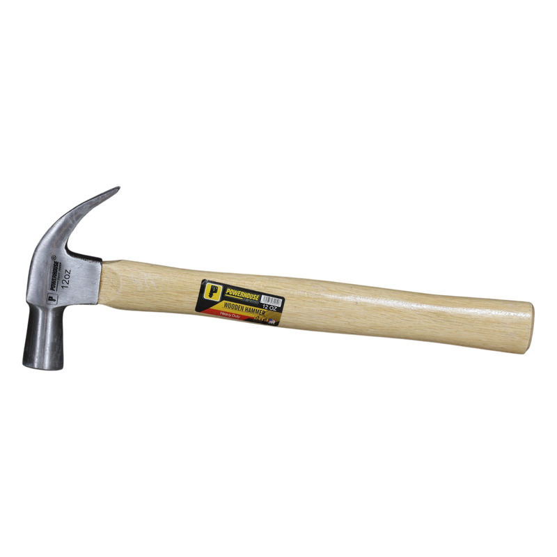 Load image into Gallery viewer, POWERHOUSE CLAW HAMMER WOODEN HANDLE
