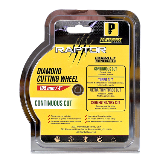 DIAMOND CUTTING WHEEL CONTINUOUS 4 INCHES - TCD04