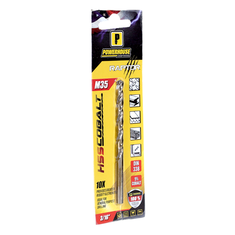 Load image into Gallery viewer, ANSI M35 Cobalt Jobber Drill Bit Blister Pack
