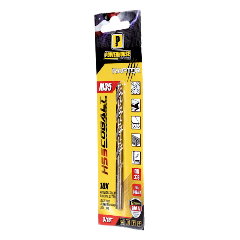 Load image into Gallery viewer, ANSI M35 Cobalt Jobber Drill Bit Blister Pack

