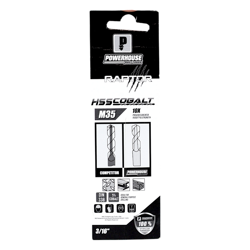 Load image into Gallery viewer, ANSI M35 Cobalt Jobber Drill Bit Blister Pack
