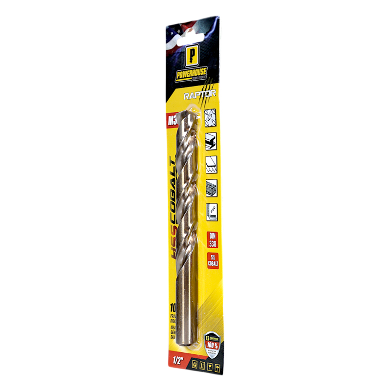 Load image into Gallery viewer, ANSI M35 Cobalt Jobber Drill Bit Blister Pack
