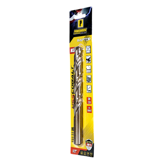 ANSI M35 Cobalt Jobber Drill Bit Blister Pack