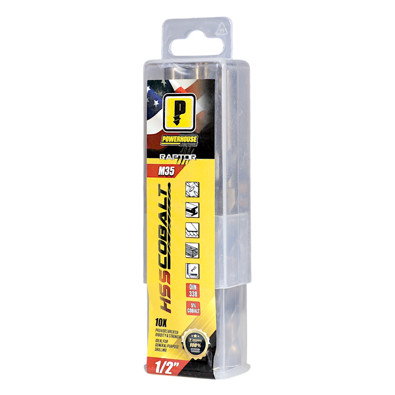 Load image into Gallery viewer, ANSI M35 Cobalt Jobber Drill Bit Tube Pack
