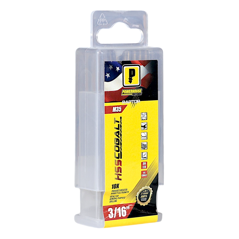 Load image into Gallery viewer, ANSI M35 Cobalt Jobber Drill Bit Tube Pack
