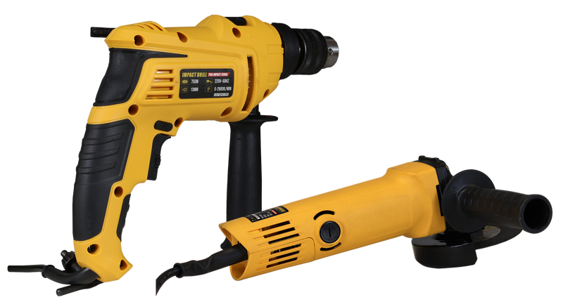 Load image into Gallery viewer, Angle Grinder + Impact Drill Combo (PH-AGID-COMBO750W)
