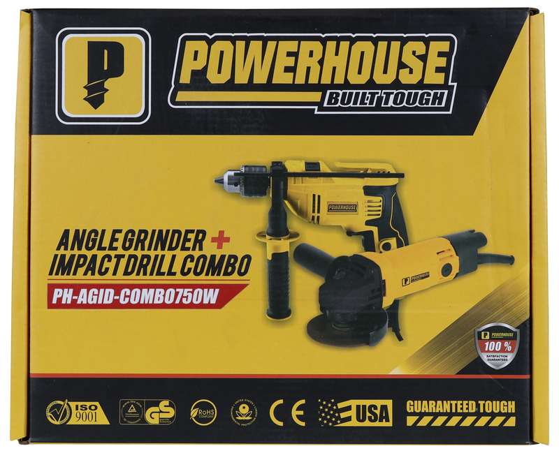 Load image into Gallery viewer, Angle Grinder + Impact Drill Combo (PH-AGID-COMBO750W)
