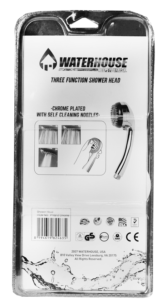 SINGLE HEAD SHOWER (ABS 3) - CHROME P102-2