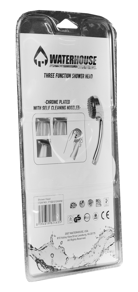 SINGLE HEAD SHOWER (ABS 3) - CHROME P102-2