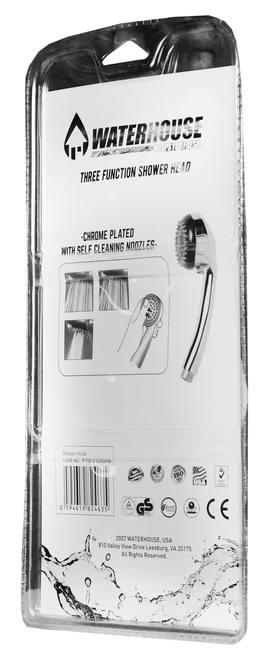 SINGLE HEAD SHOWER (ABS 3) - CHROME P102-2