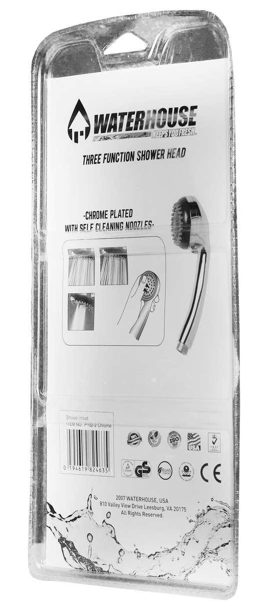 SINGLE HEAD SHOWER (ABS 3) - CHROME P102-2