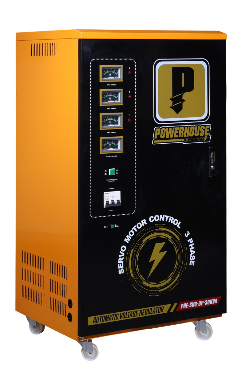 Load image into Gallery viewer, Three Phase Automatic Voltage Regulator (Servo Motor Control) 30,000VA
