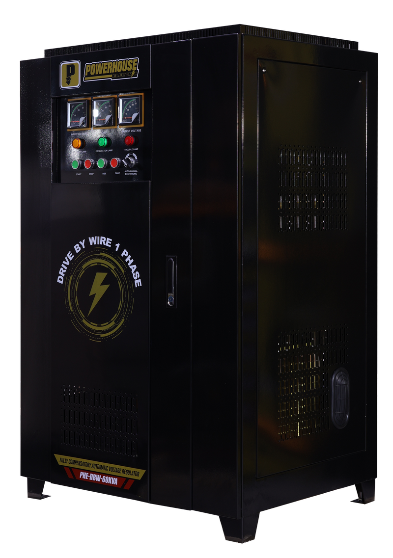 Load image into Gallery viewer, Single Phase Fully Compensatory Automatic Voltage Regulator (Drive By Wire) 60,000VA
