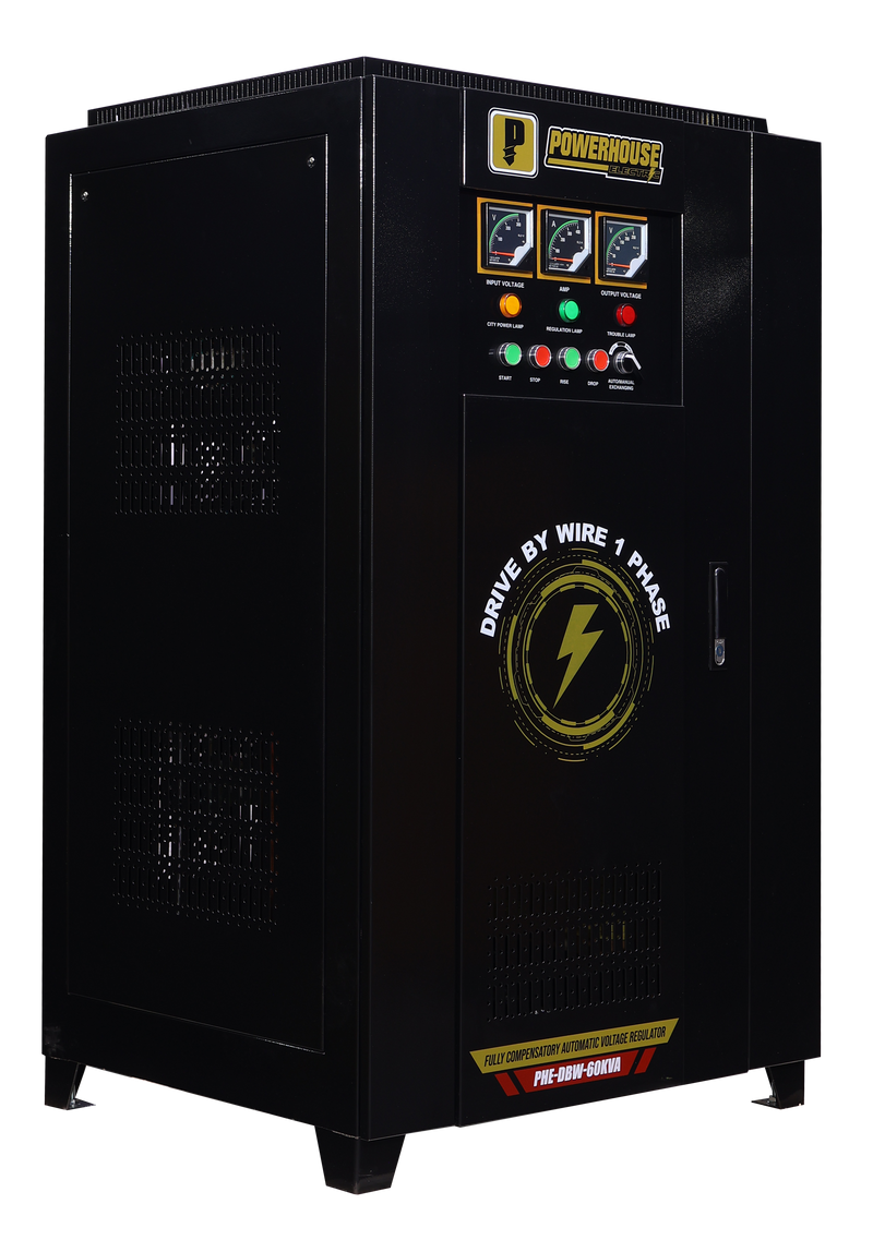 Load image into Gallery viewer, Single Phase Fully Compensatory Automatic Voltage Regulator (Drive By Wire) 60,000VA
