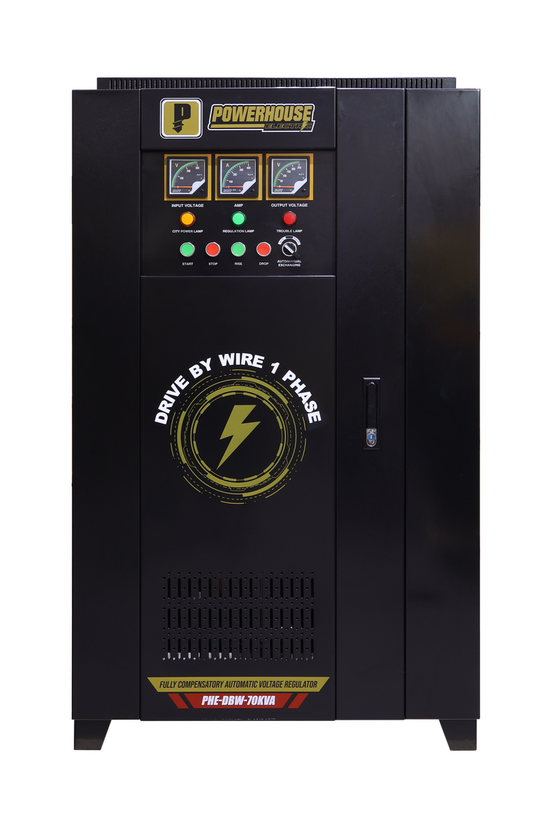 Load image into Gallery viewer, Single Phase Fully Compensatory Automatic Voltage Regulator (Drive By Wire) 70,000VA

