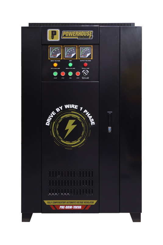 Single Phase Fully Compensatory Automatic Voltage Regulator (Drive By Wire) 70,000VA
