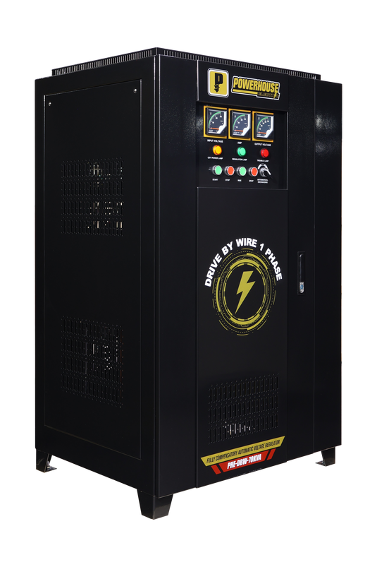 Single Phase Fully Compensatory Automatic Voltage Regulator (Drive By Wire) 70,000VA