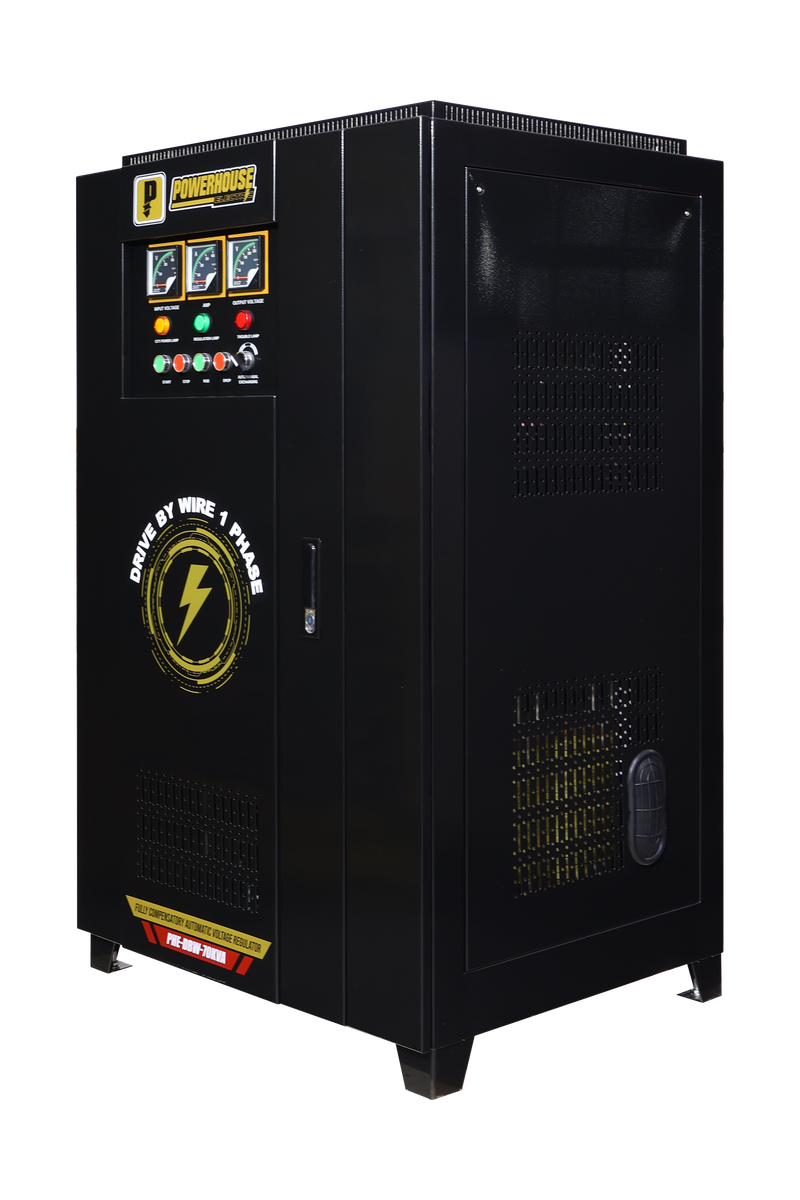 Load image into Gallery viewer, Single Phase Fully Compensatory Automatic Voltage Regulator (Drive By Wire) 70,000VA
