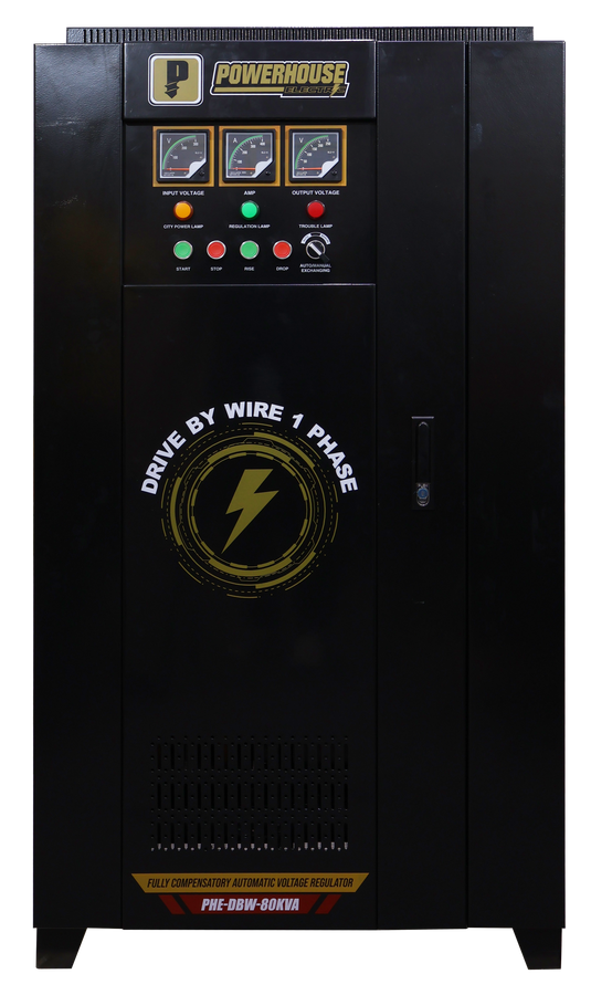 Single Phase Fully Compensatory Automatic Voltage Regulator (Drive By Wire) 80,000VA