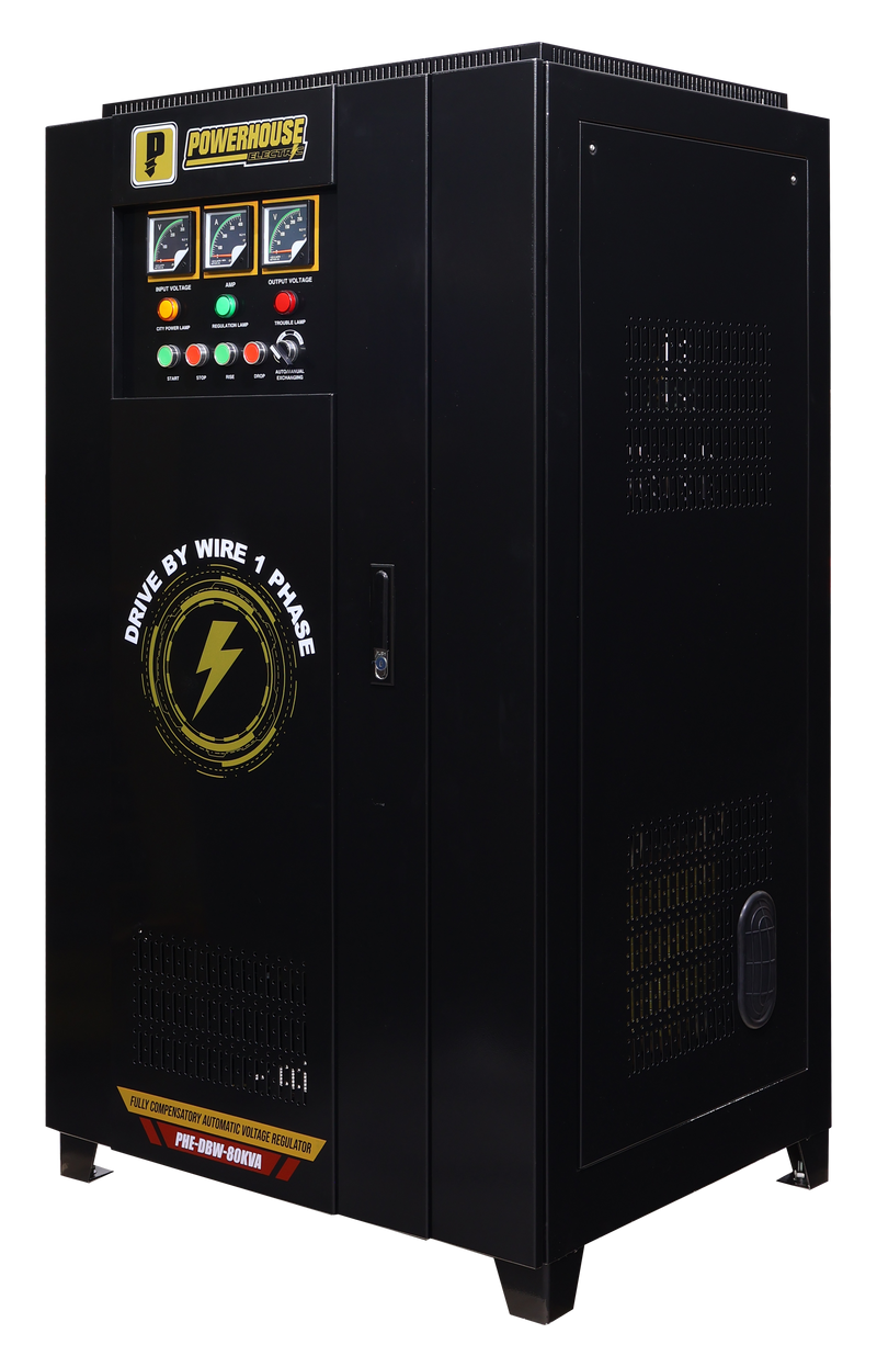 Load image into Gallery viewer, Single Phase Fully Compensatory Automatic Voltage Regulator (Drive By Wire) 80,000VA
